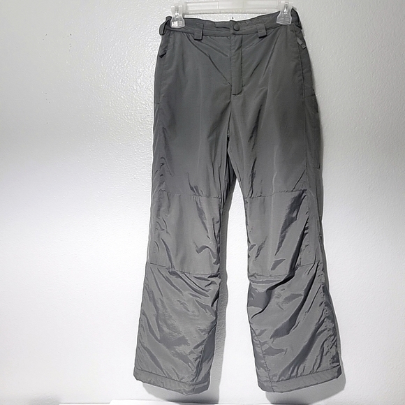 Columbia Vertex Boys Ski Pants Insulated Size 10/12 Youth Gray - Picture 9 of 9